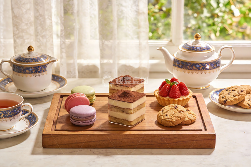 高清大图下载【趣麦麦图】精致下午茶点心摆盘