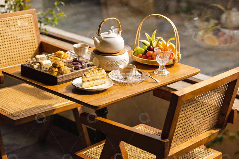高清大图下载【趣麦麦图】阳光下午茶时光