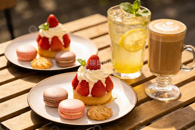 高清大图下载【趣麦麦图】户外甜品与饮品