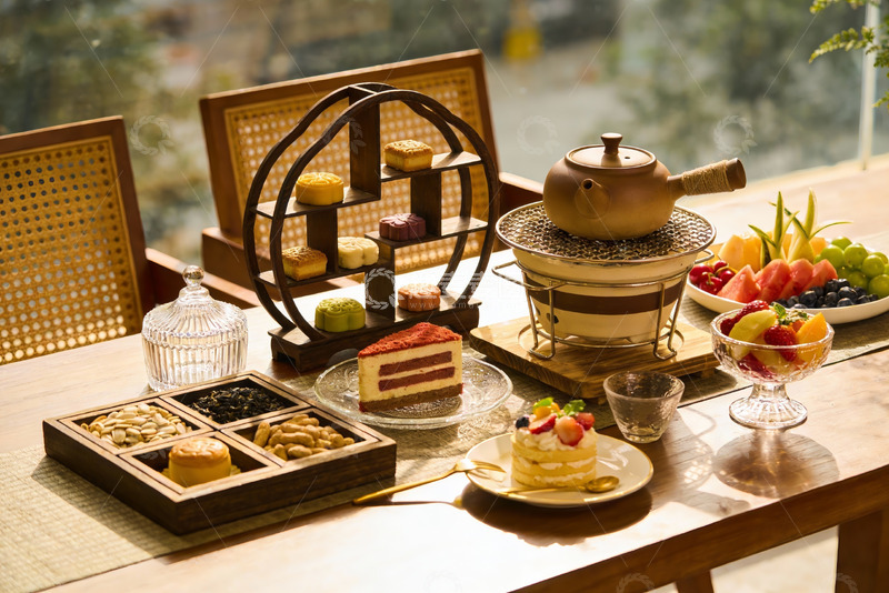 高清大图下载【趣麦麦图】中式茶点下午茶摆盘