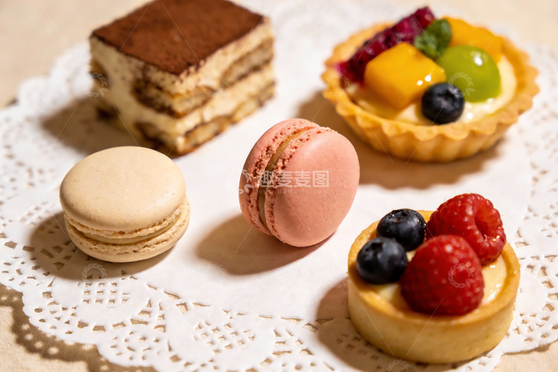 高清大图下载【趣麦麦图】精致甜点摆盘展示