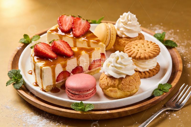 高清大图下载【趣麦麦图】精致甜点拼盘