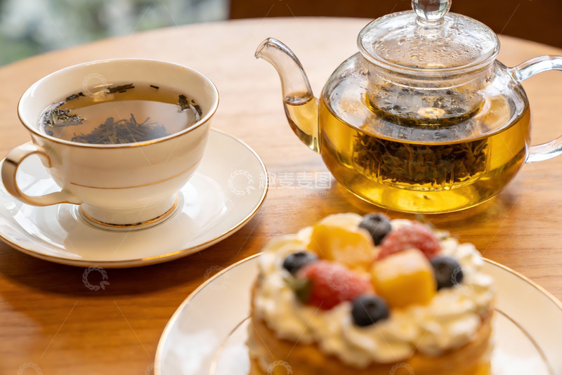 高清大图下载【趣麦麦图】茶点时光精致下午茶