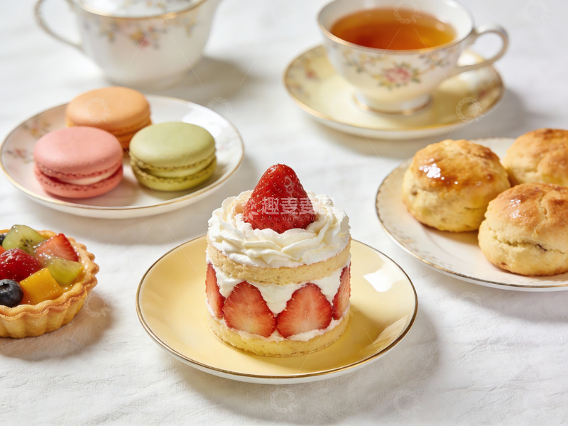 高清大图下载【趣麦麦图】精致下午茶甜点与茶饮