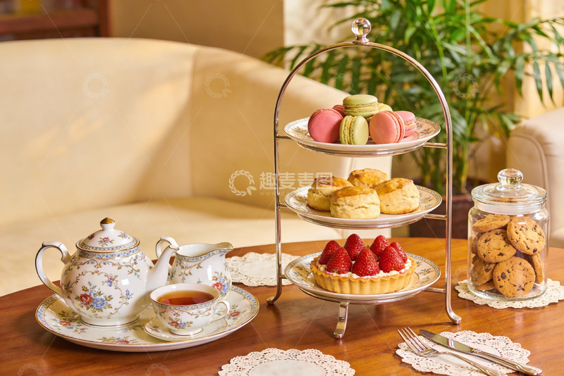 高清大图下载【趣麦麦图】精致下午茶摆盘
