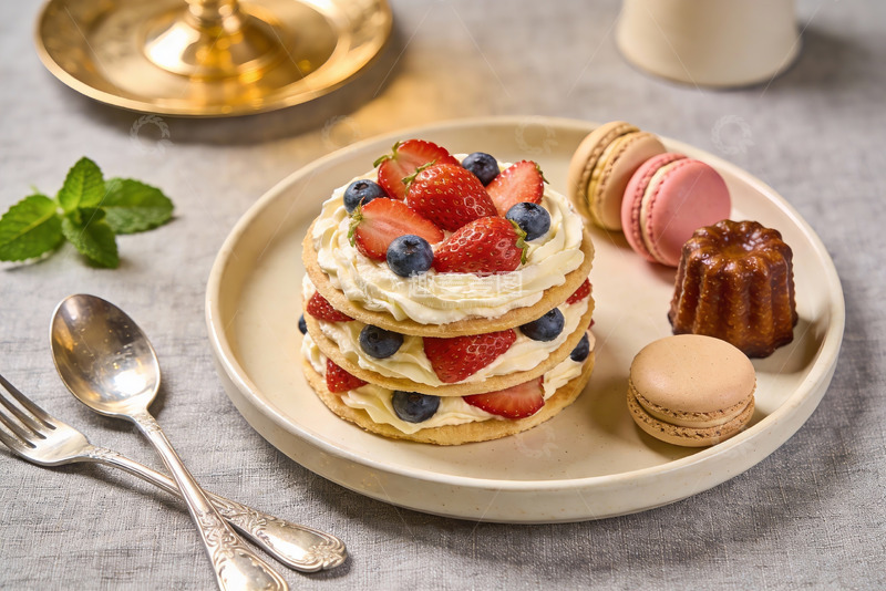 高清大图下载【趣麦麦图】精致甜点摆盘展示