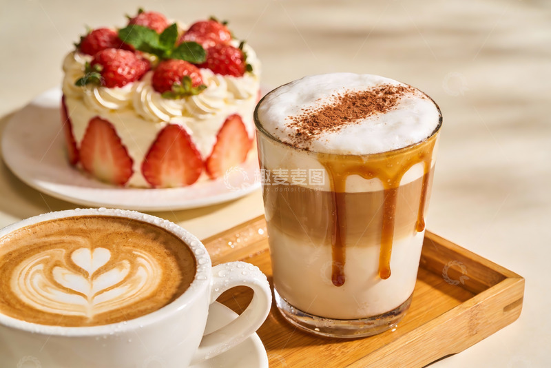 高清大图下载【趣麦麦图】咖啡甜点摆盘精美诱人