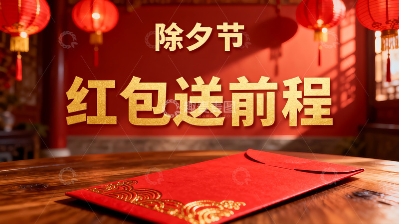 高清大图下载【趣麦麦图】除夕红包送前程
