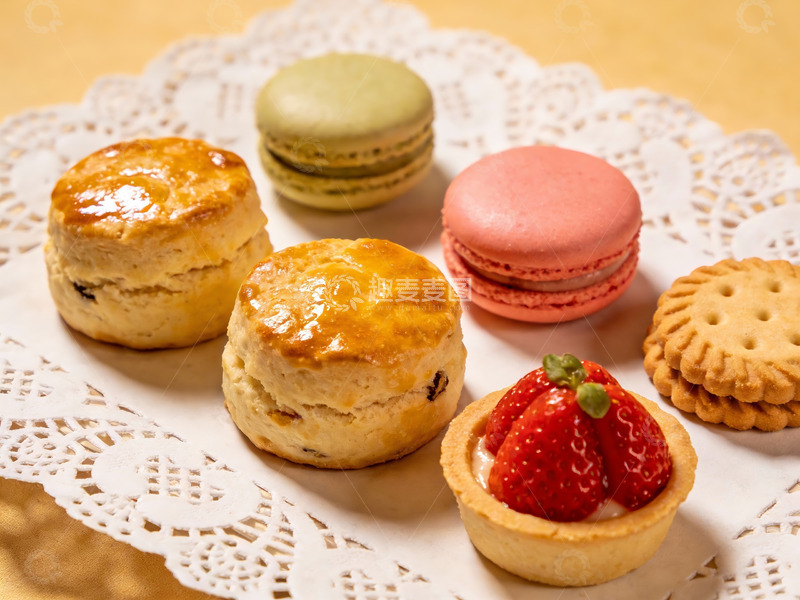 高清大图下载【趣麦麦图】精致甜点摆盘诱人美味