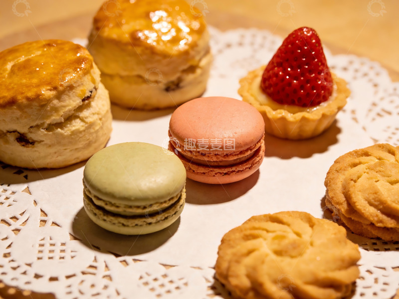 高清大图下载【趣麦麦图】精致甜点摆盘诱人美味