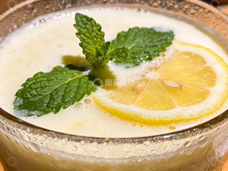 高清大图下载【趣麦麦图】柠檬薄荷饮品特写清新诱人