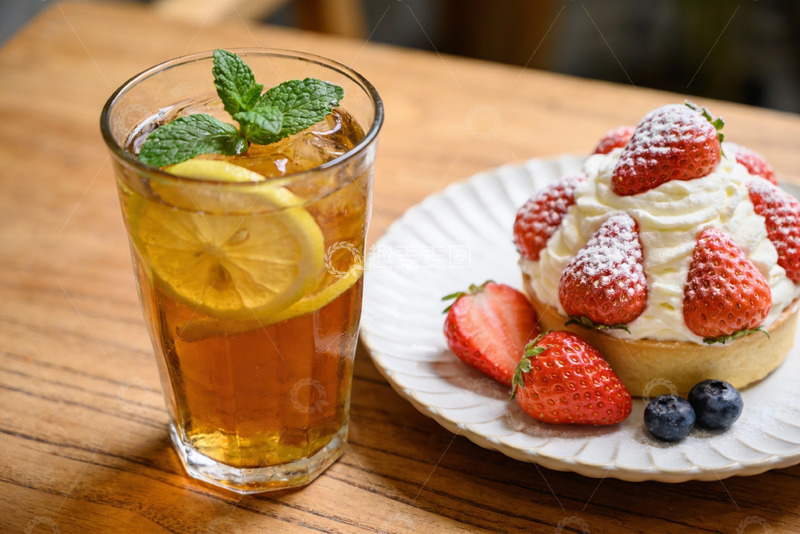 高清大图下载【趣麦麦图】饮品与甜点诱人组合