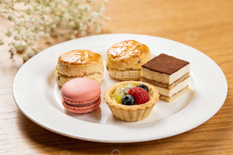 高清大图下载【趣麦麦图】精致甜点摆盘美食诱人