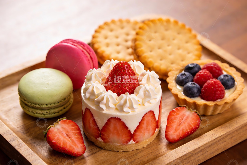 高清大图下载【趣麦麦图】精致甜点摆盘诱人美味