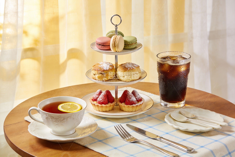 高清大图下载【趣麦麦图】精致下午茶摆盘