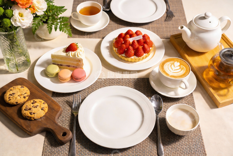 高清大图下载【趣麦麦图】精致下午茶摆盘