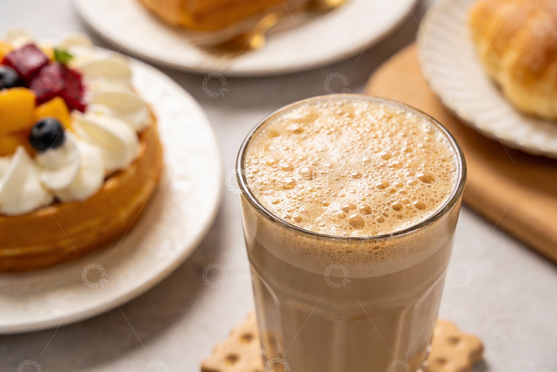 高清大图下载【趣麦麦图】咖啡与甜点的诱人组合