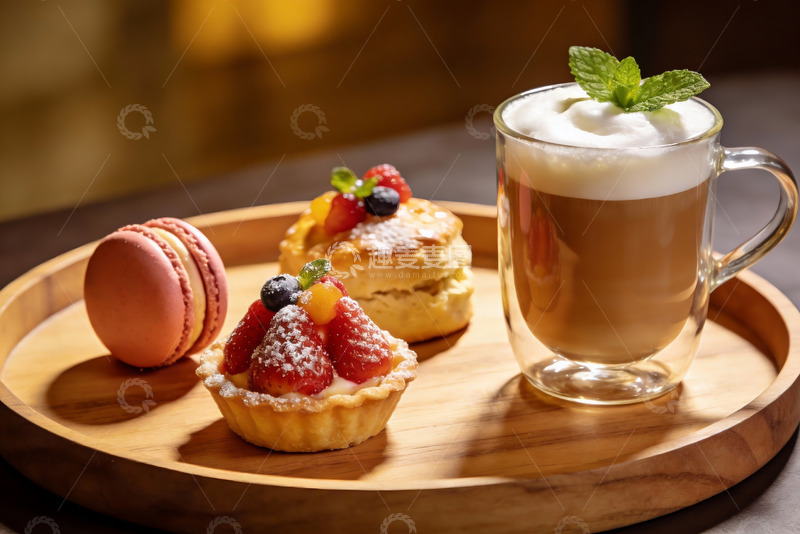 高清大图下载【趣麦麦图】甜点饮品摆盘精美诱人