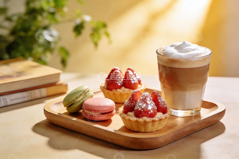 高清大图下载【趣麦麦图】甜点饮品摆盘精美