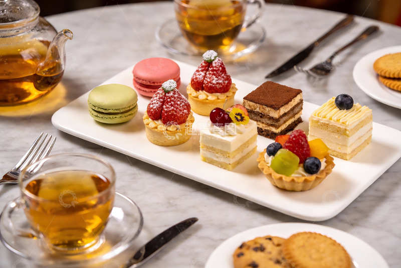 高清大图下载【趣麦麦图】精致下午茶甜点与茶饮