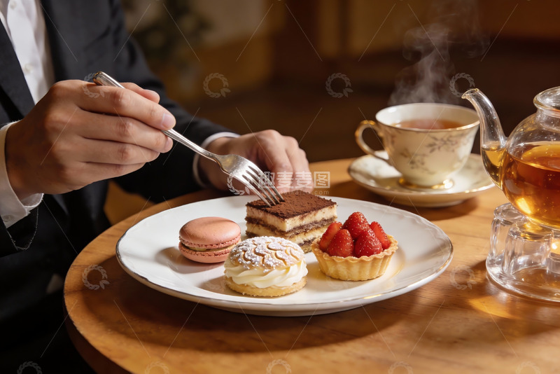 高清大图下载【趣麦麦图】优雅下午茶时光