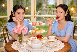 两位女士下午茶时光