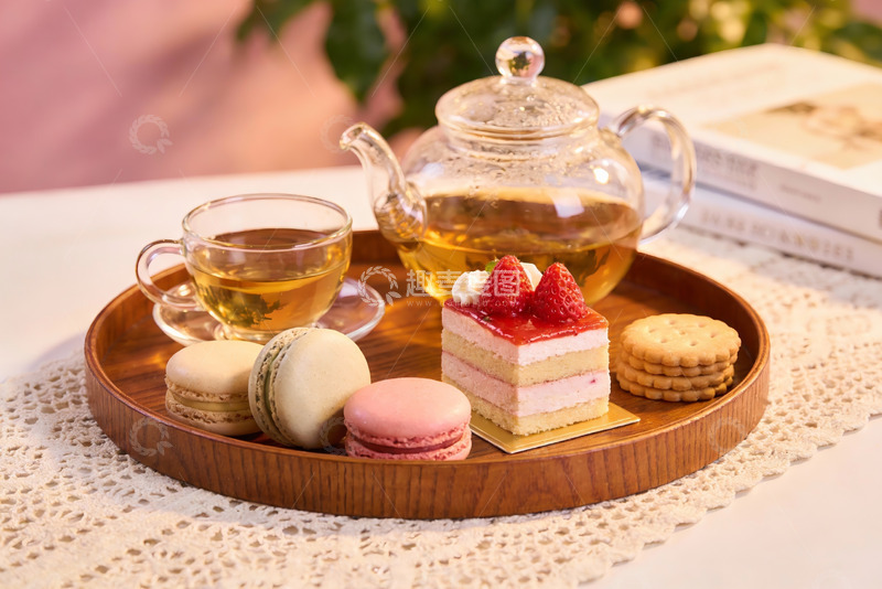 高清大图下载【趣麦麦图】精致下午茶点心摆盘