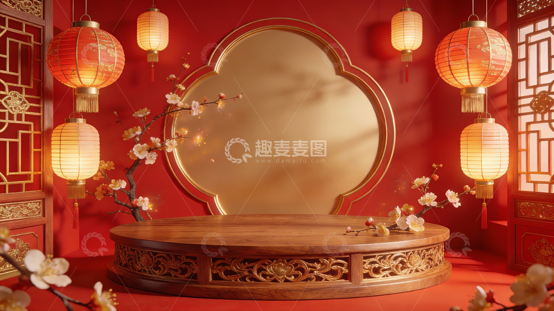 高清大图下载【趣麦麦图】中式古典装饰场景