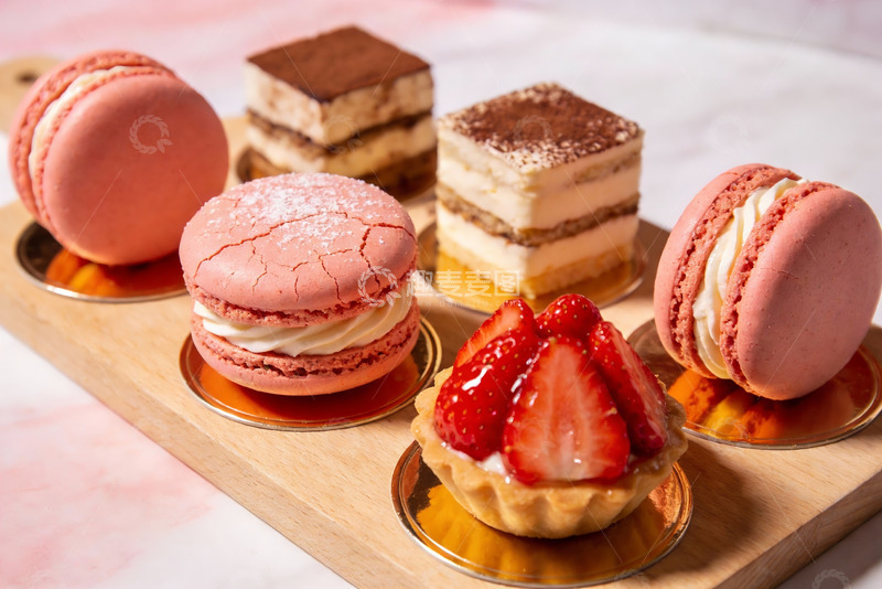 高清大图下载【趣麦麦图】精致甜点拼盘展示