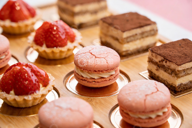 高清大图下载【趣麦麦图】精致甜点拼盘展示