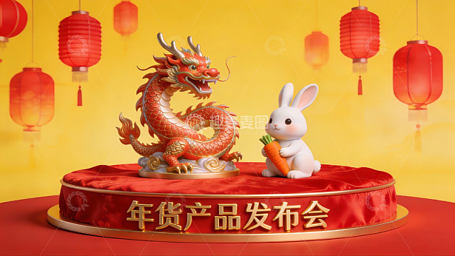 年货产品发布会场景展示