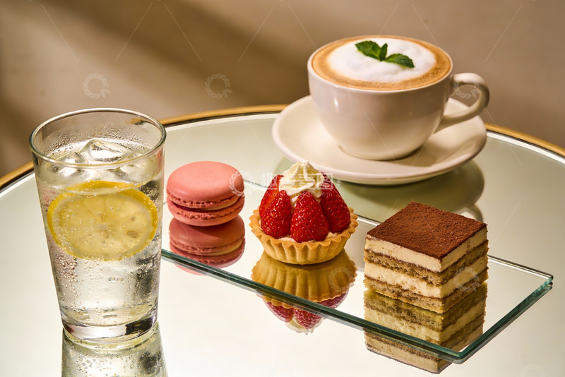 高清大图下载【趣麦麦图】精致甜品与饮品摆盘