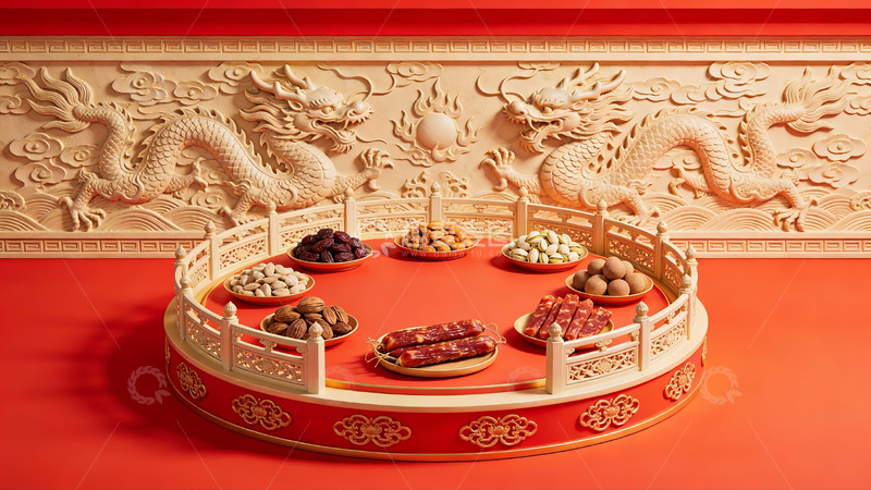 高清大图下载【趣麦麦图】中式传统供品摆设