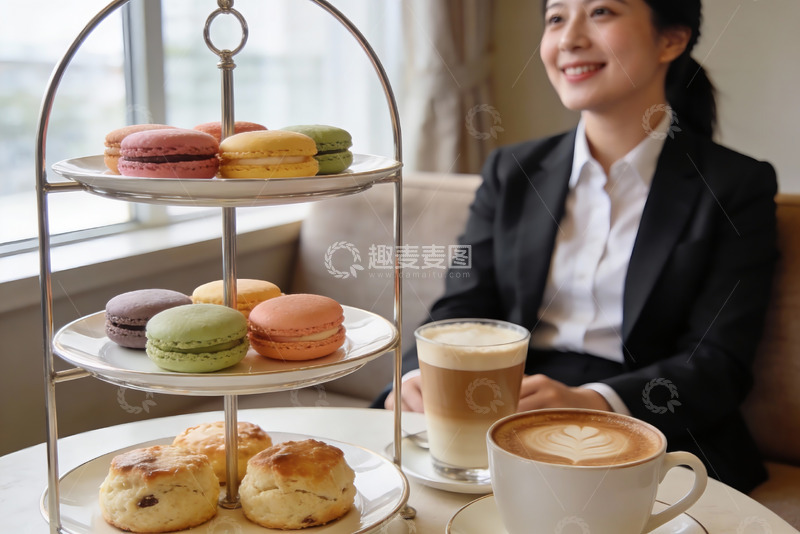 高清大图下载【趣麦麦图】优雅下午茶时光
