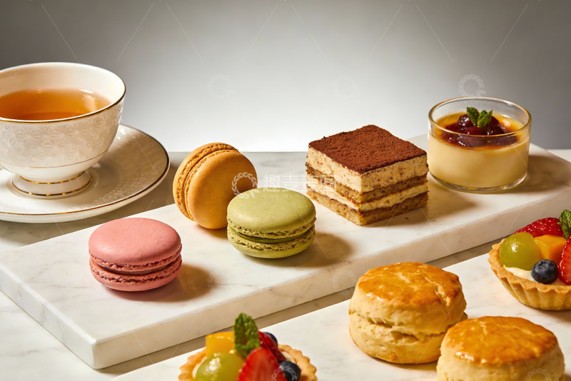 高清大图下载【趣麦麦图】精致下午茶甜点与茶饮