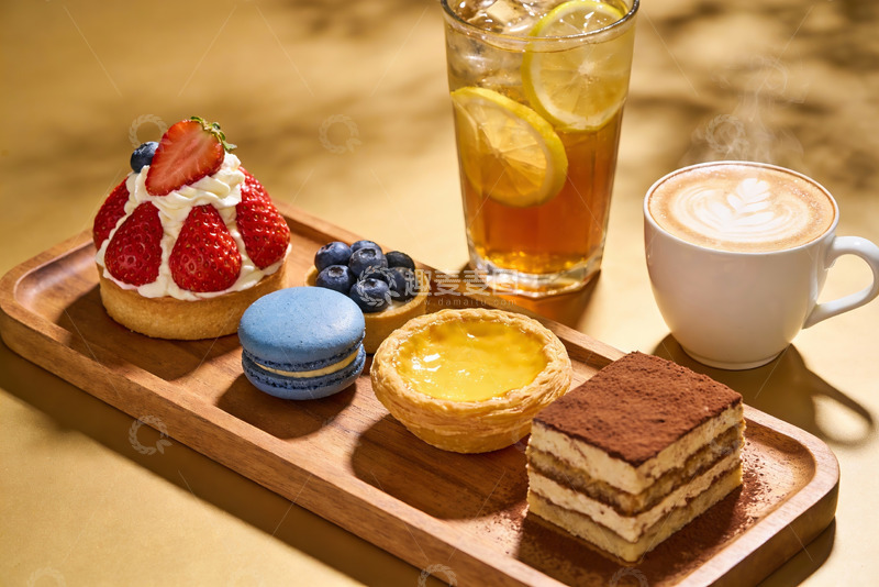 高清大图下载【趣麦麦图】精致下午茶甜品与饮品