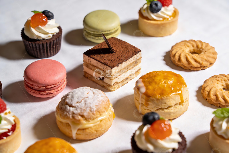 高清大图下载【趣麦麦图】各式精美甜点摆盘展示