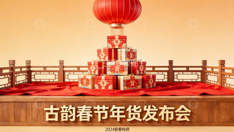 高清大图下载【趣麦麦图】古韵春节年货发布会