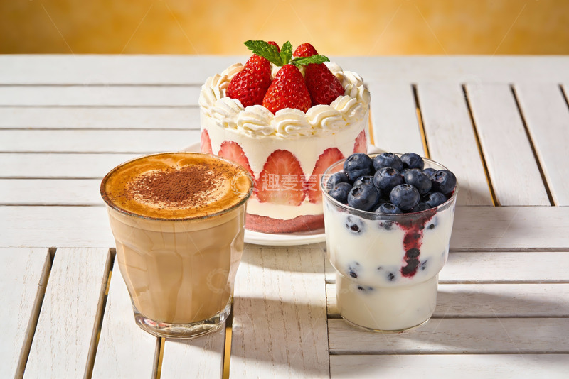 高清大图下载【趣麦麦图】甜品与饮品精美摆盘