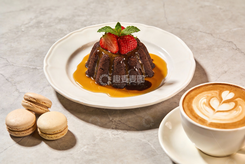 高清大图下载【趣麦麦图】甜点咖啡精致摆盘