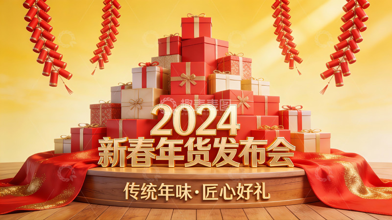 高清大图下载【趣麦麦图】2024新春年货发布会