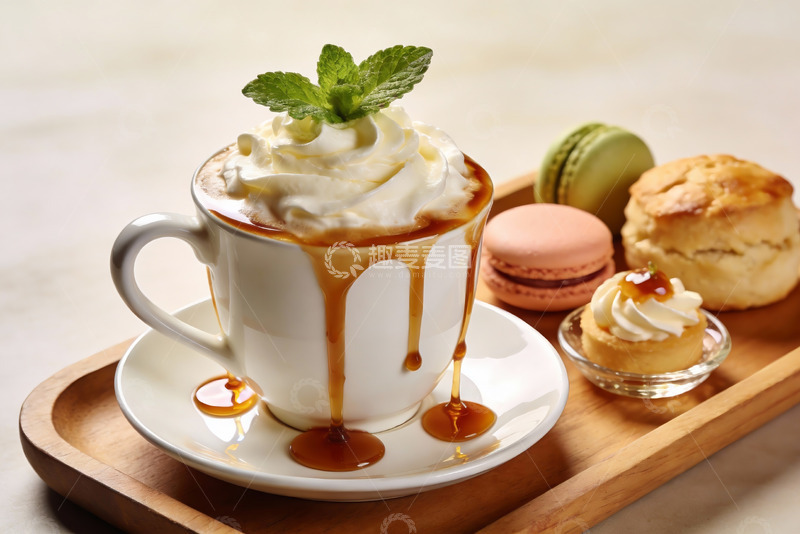 高清大图下载【趣麦麦图】咖啡甜点摆盘精美诱人