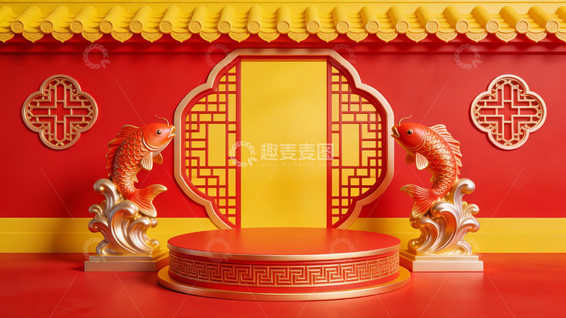 高清大图下载【趣麦麦图】中式传统装饰场景