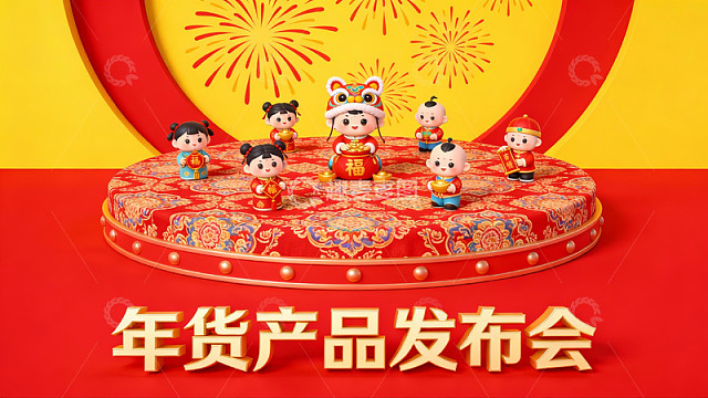 年货产品发布会现场展示
