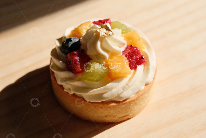 高清大图下载【趣麦麦图】水果奶油小蛋糕