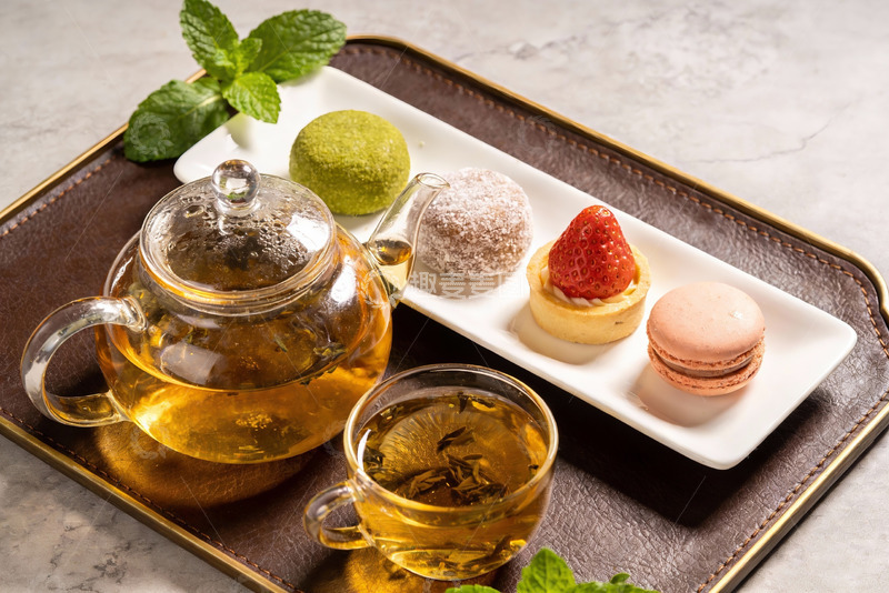 高清大图下载【趣麦麦图】精致下午茶茶点与饮品