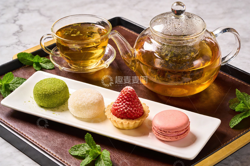 高清大图下载【趣麦麦图】精致茶点摆盘