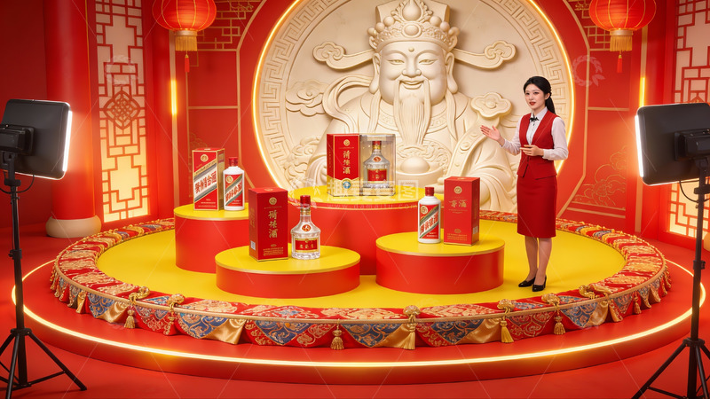 高清大图下载【趣麦麦图】节日主题产品展示场景