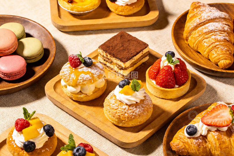 高清大图下载【趣麦麦图】精致甜点摆盘美食诱人