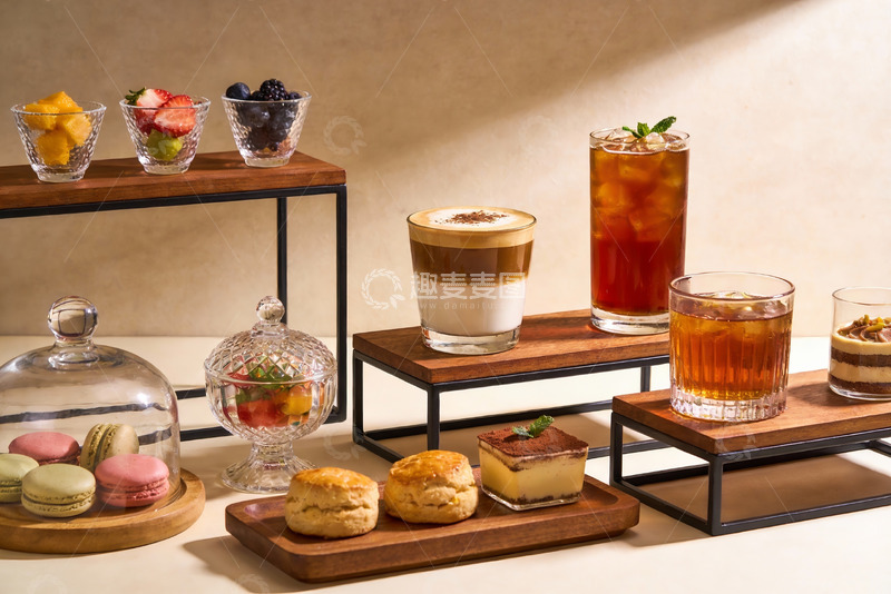 高清大图下载【趣麦麦图】精致下午茶甜品与饮品